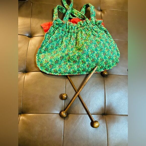 Vintage Quilted Handmade Handbag Interchangeable purse - Picture 3 of 6